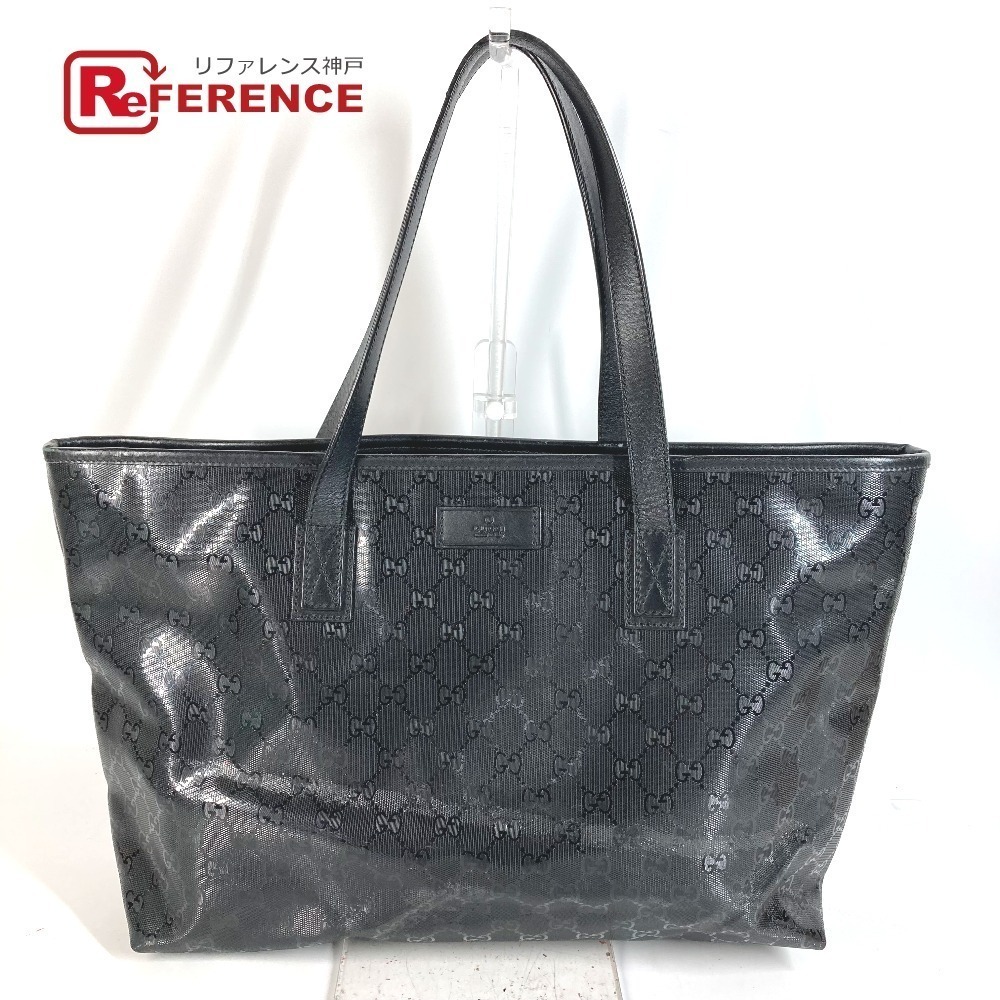 GUCCI GG Imprime Bag Tote Shoulder Black